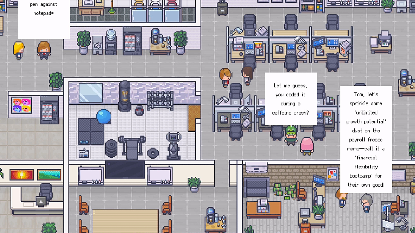 Microverse office scene